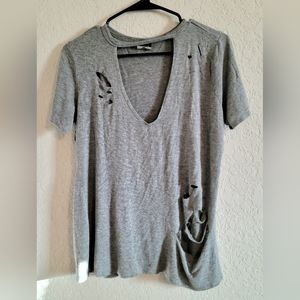 Hippie Chic Women's Distressed Tee, L